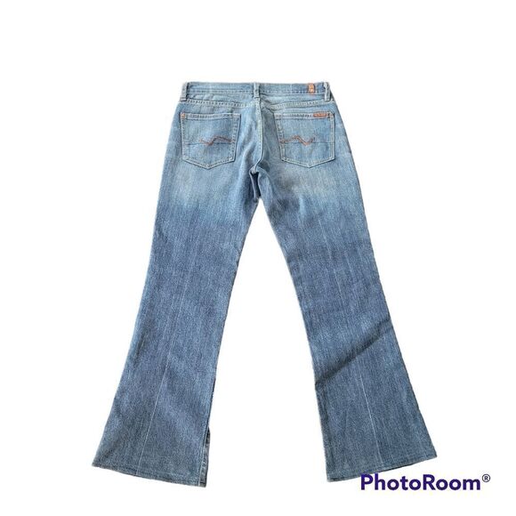 7 for all mankind bootcut rhinestone pocket jeans - Picture 5 of 6